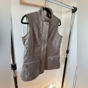 Barbour Quilted Vest - Taupe- Medium
